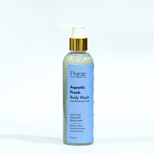Aquatic Fresh - Lime & Passion Fruit Body Wash - 200ML - PURETE Skin Co.