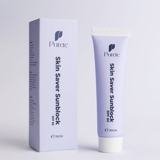 Skin Saver Sunblock - SPF 60 - 30GM - PURETE Skin Co.
